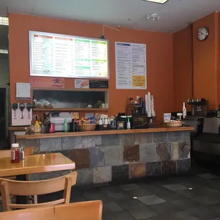 interior, sushi and sashimi