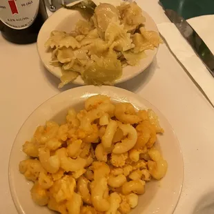 Mac n cheese and haluski sides