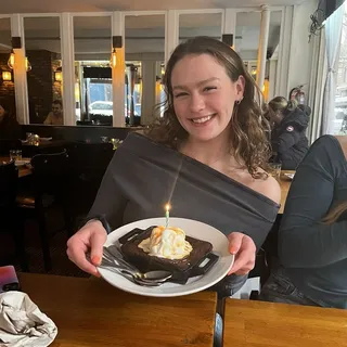 Skillet Baked Brownie (NO ICE CREAM)