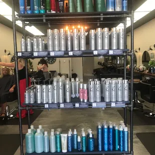 Lots of great products. Emily's has there been line of products developed by the Owner. Love the keratin