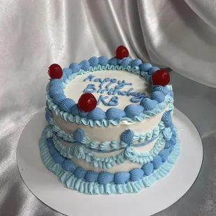 6-inch retro vintage cake