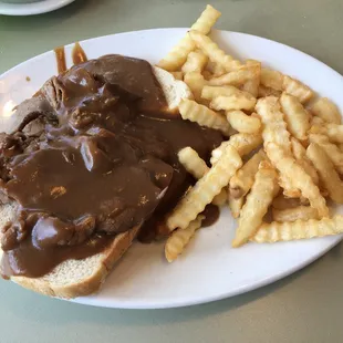 Hot roast beef