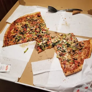 AFTER picture, lol. Four of us ate this much.