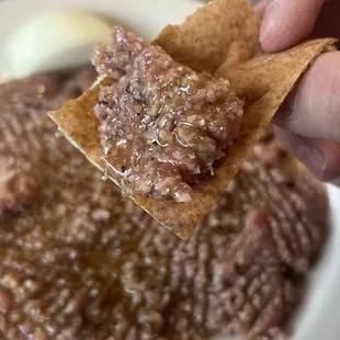 Raw Kibbi Plate