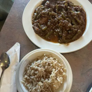 Rice and Beans. Being my all time favorite Lebanese dish, I really wish it had a more appealing name.