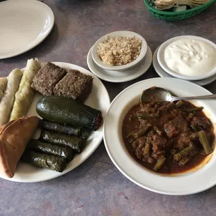 Combo and green beans