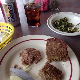 Raw Kibbi Plate