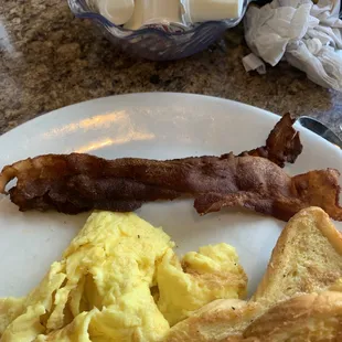 Extra crispy (burnt) bacon