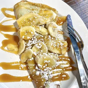 Banana Nutella crepe