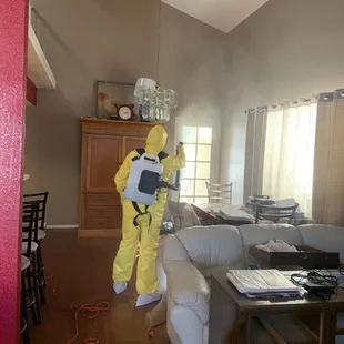 Fogging Disinfection for Covid-19