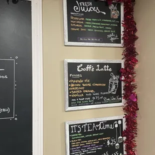 Additional Menu Items