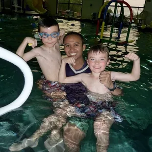 Swimming makes us strong!