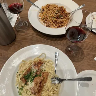 Grilled Chicken Fettuccini Alfredo