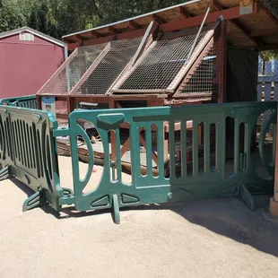 Extra fencing around enclosures post-covid