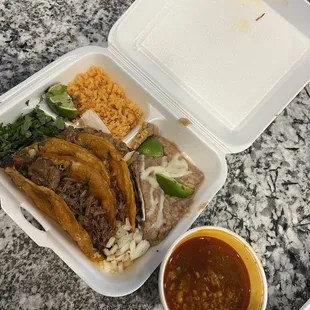 Quesoburria tacos