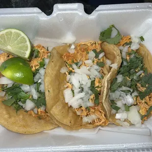 chicken tacos