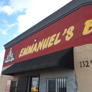 the exterior of the restaurant