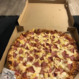 a pizza in a box