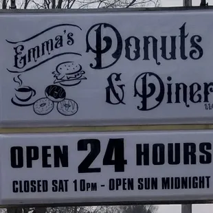 Emma's Donuts and Diner in Londonderry, Ohio.