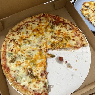 Ethanol Veggie Pizza