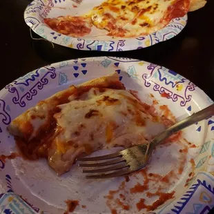 Paper plates and plastic cups