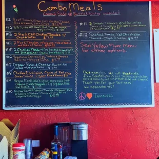 chalk menu