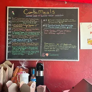 Menu display