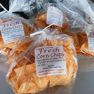 Corn chips are different and really tasty