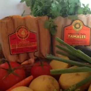 Chipotle Tofu Veggie Tamales