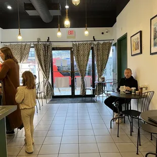 the interior of a restaurant