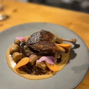 Duck confit and house made gnocchi - divine