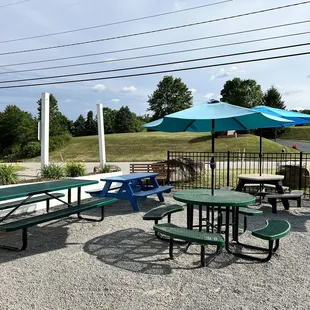 Outside seating