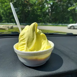 Banana Soft Serve Flavor of the Week.