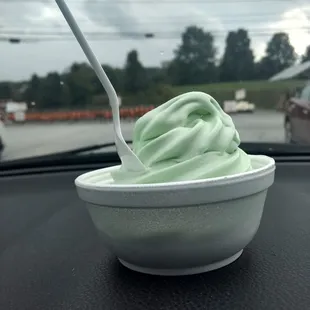 Pistachio Soft Serve