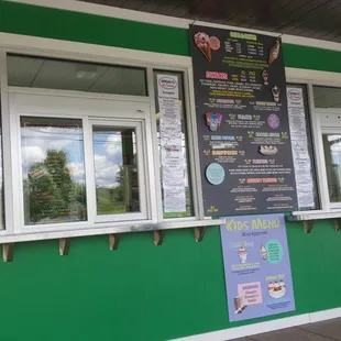 Front of the stand