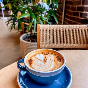 Smooth as Butta latte with oat milk