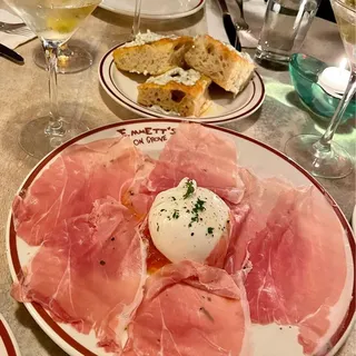 Burrata and Prosciutto Plate