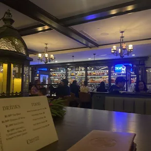 a view of the bar