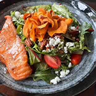 Salmon Goat Cheese salad!