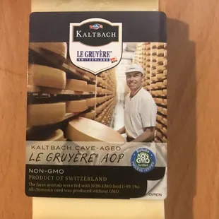 a carton of cheese on a table