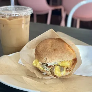 The breakfast little sandwich