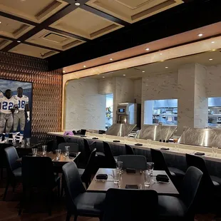 Sushi and raw bar