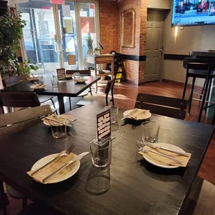 Looking out towards the entrance of Emmy Squared.