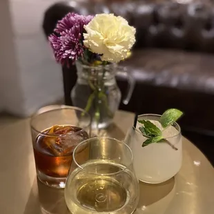 Old Fashion, White Wine &amp; Moscow Mule