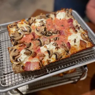 pizza, food
