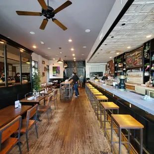 interior, sushi and sashimi