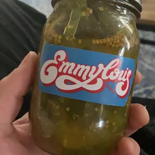 Bread and butter pickles to go!