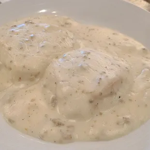 Sub 1/2 order biscuits &amp; gravy for 99 cents instead of pancakes or hashbrowms