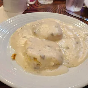 1/2 Order Biscuits and Gravy