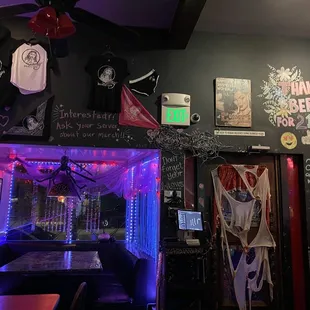 Interior Halloween decorations